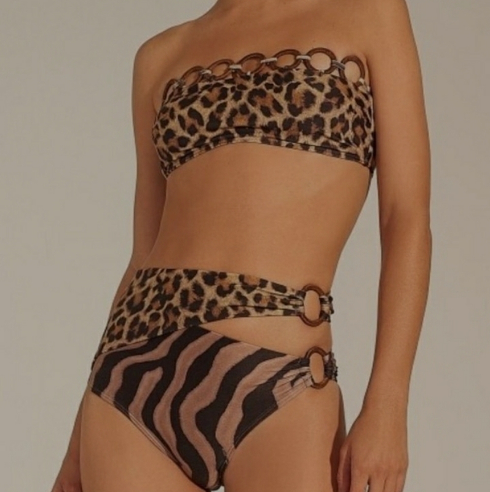Animal Print two-piece bikini